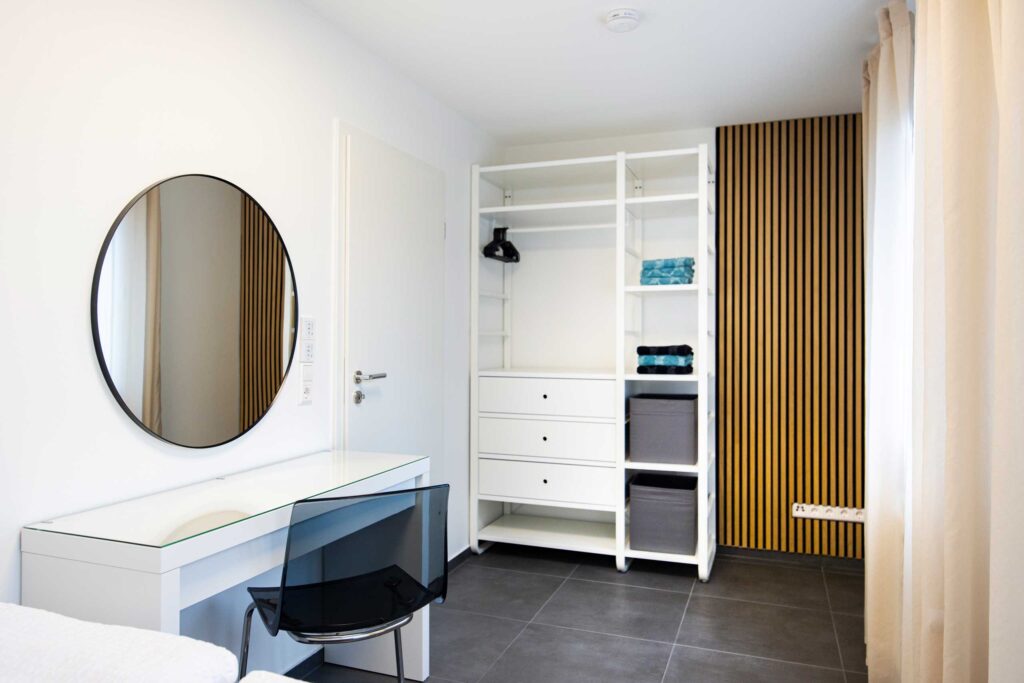 Schlafzimmer der Ferienwohnung in Kornwestheim